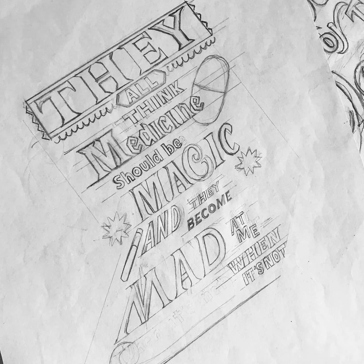 Further mural concept sketches